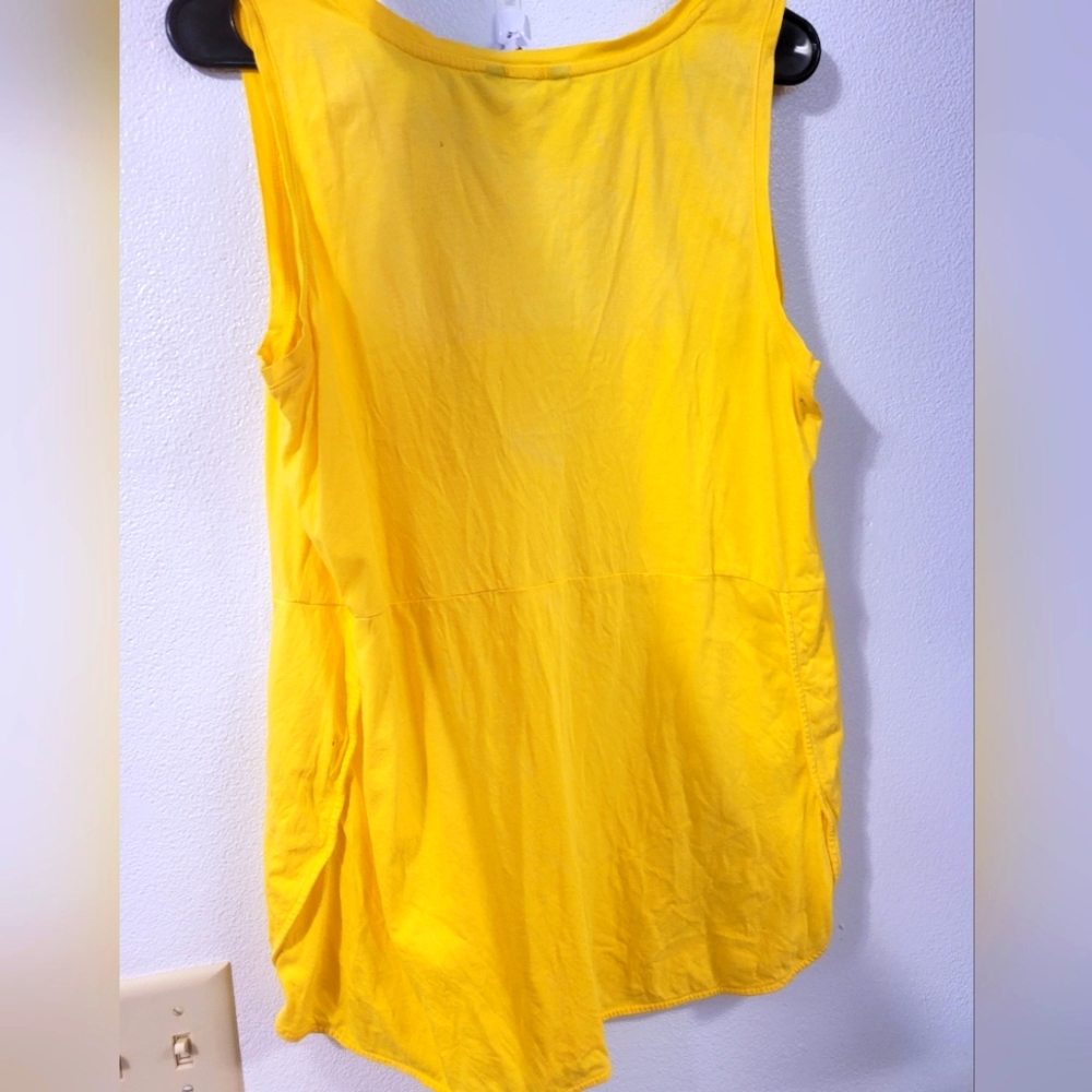 Lands End yellow tank top